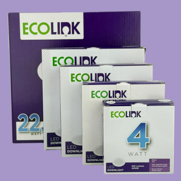 Ecolink EDL190 LED18 D200 22.5 Watt sıvaaltı slim downlight