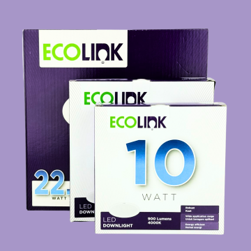 Ecolink EDL190 LED8 D125 10Watt slim downlight