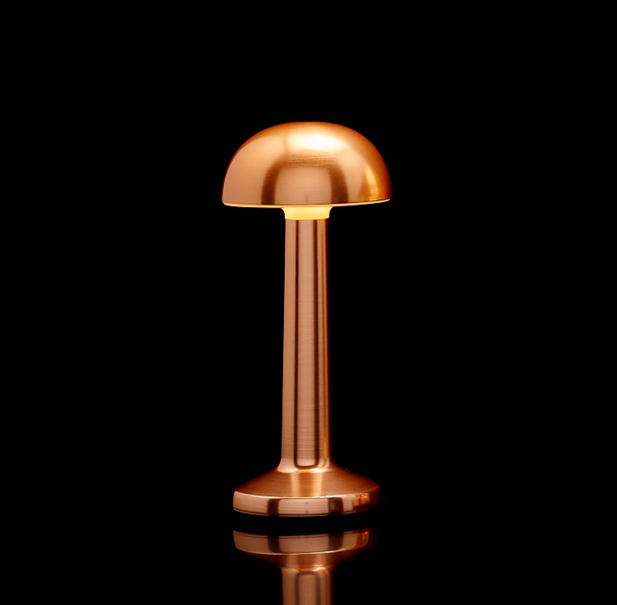 IMAGILIGHTS ROSE GOLD BOWL ŞARJLI DEKORATİF MASA LAMBASI