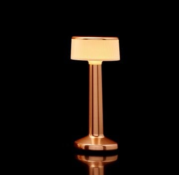 IMAGILIGHTS ROSE GOLD CYLINDER ŞARJLI DEKORATİF MASA LAMBASI