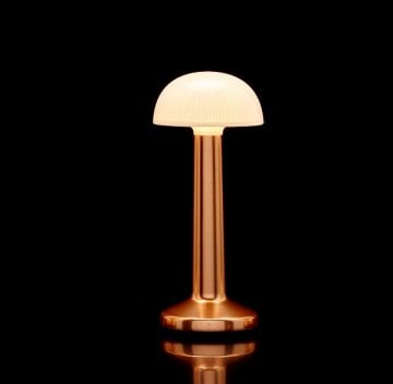 IMAGILIGHTS ROSE GOLD OPAL BOWL ŞARJLI DEKORATİF MASA LAMBASI