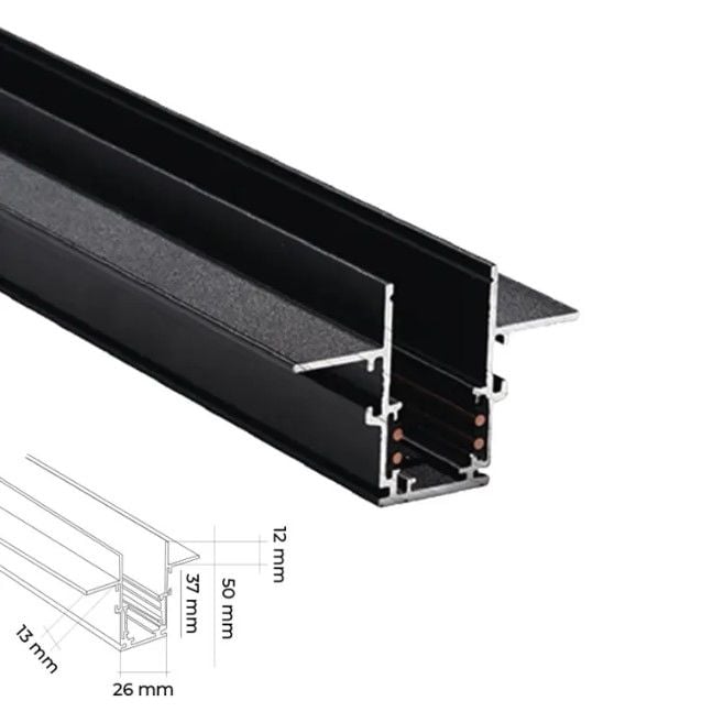 48V TRİMLESS MAGNET RAY 1 METRE
