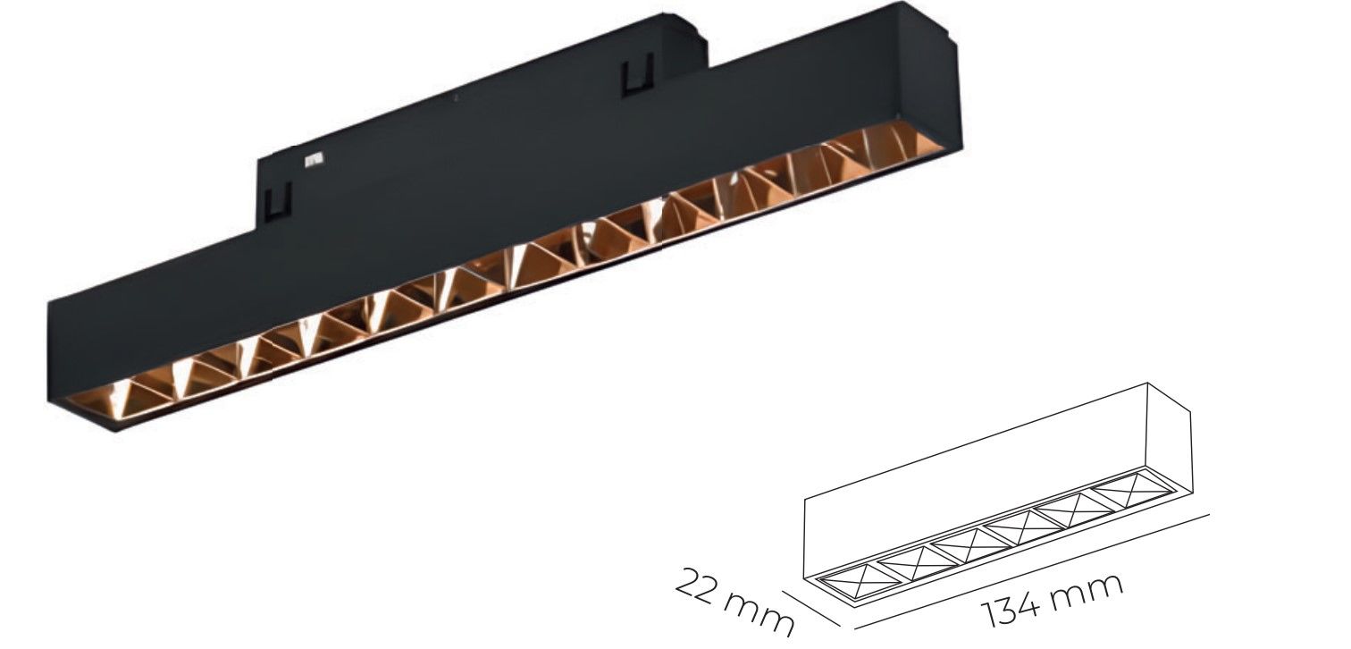 48V MAGNET 6X1 LED SPOT
