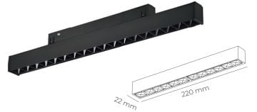 48 V MAGNET 12X1 LED SPOT