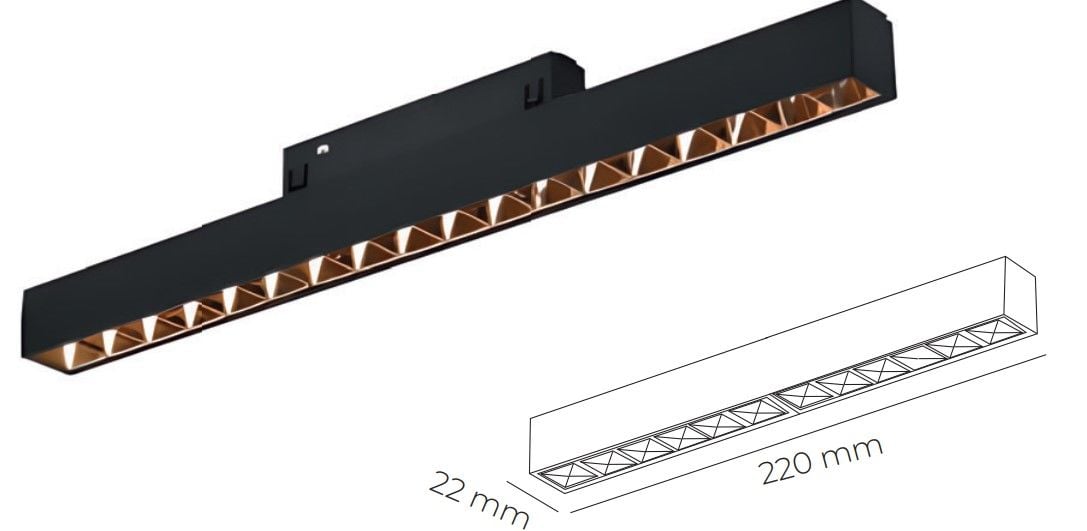 48V MAGNET 12X1 LED SPOT
